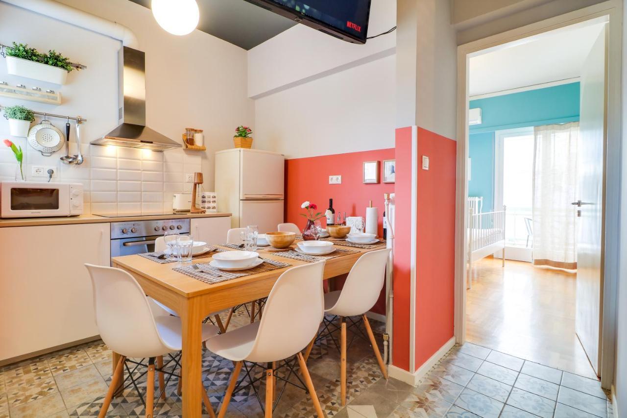 Spacious Central Flat☆3Min To Metro☆Ac|Netflix|Pc Athènes Extérieur photo