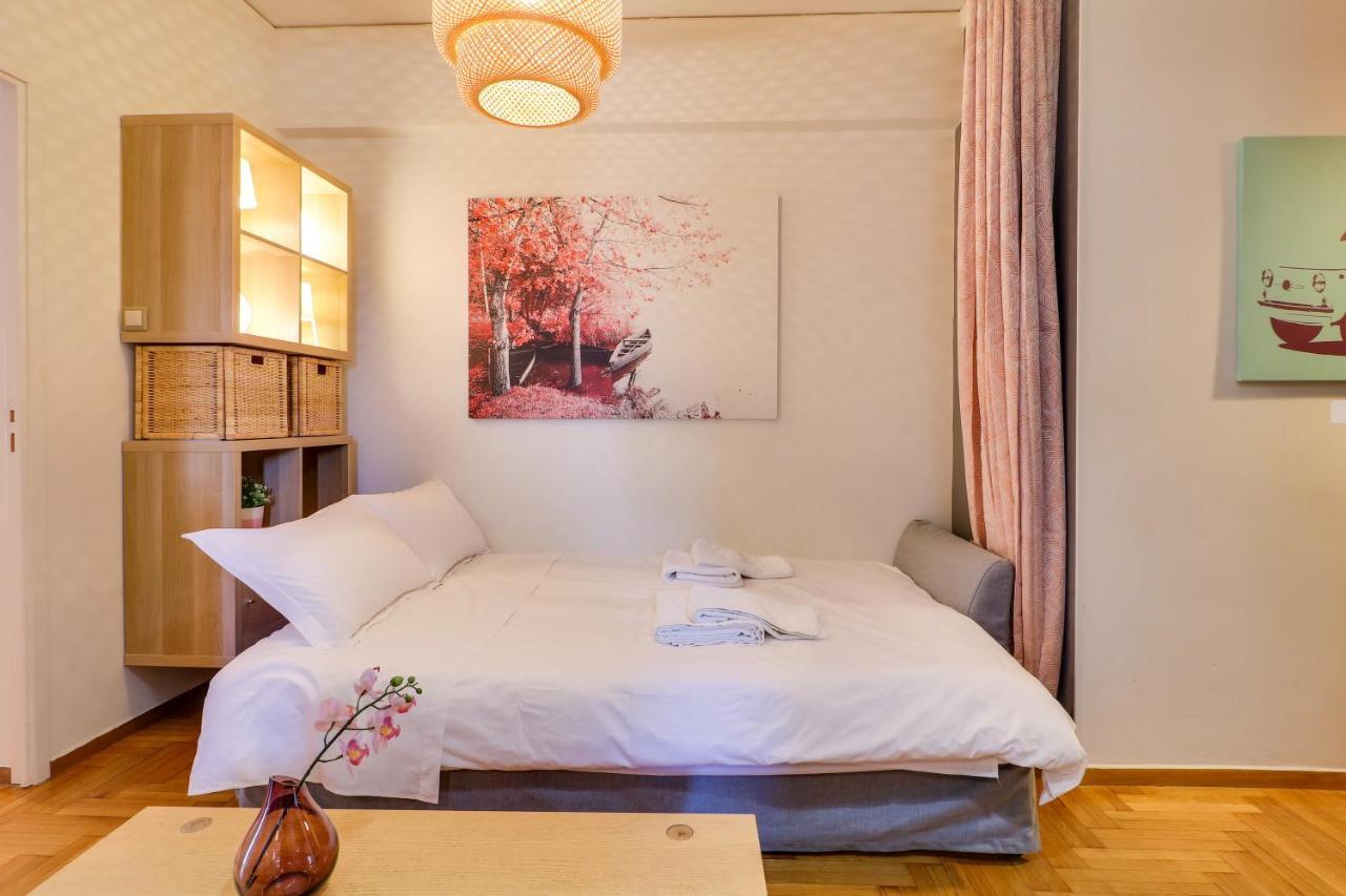 Spacious Central Flat☆3Min To Metro☆Ac|Netflix|Pc Athènes Extérieur photo