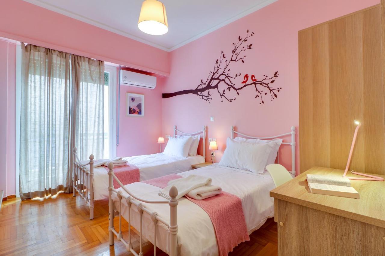 Spacious Central Flat☆3Min To Metro☆Ac|Netflix|Pc Athènes Extérieur photo