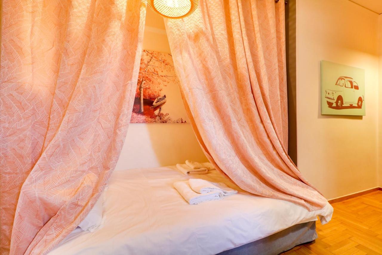 Spacious Central Flat☆3Min To Metro☆Ac|Netflix|Pc Athènes Extérieur photo