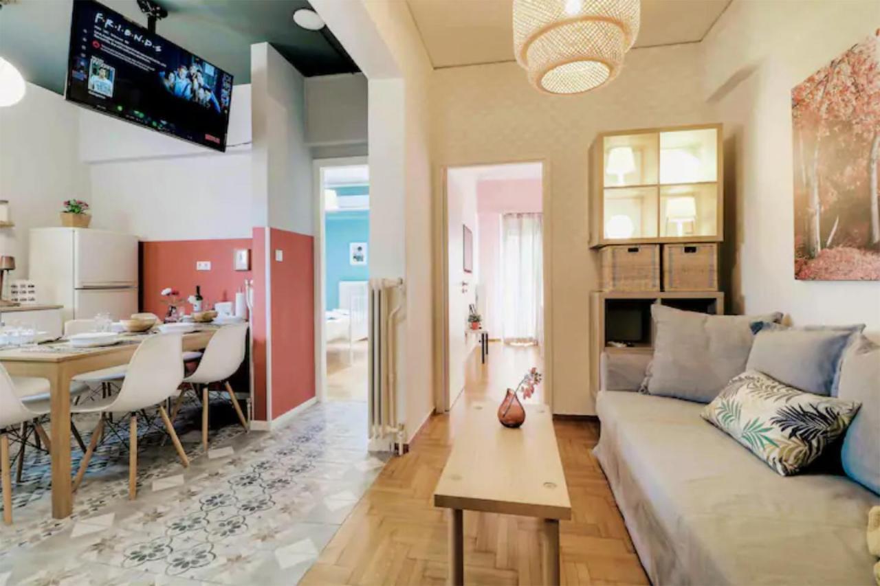Spacious Central Flat☆3Min To Metro☆Ac|Netflix|Pc Athènes Extérieur photo