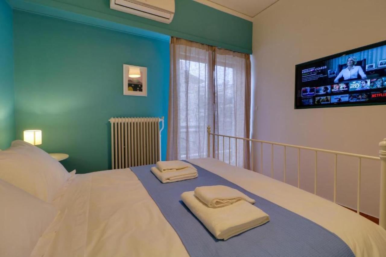 Spacious Central Flat☆3Min To Metro☆Ac|Netflix|Pc Athènes Extérieur photo