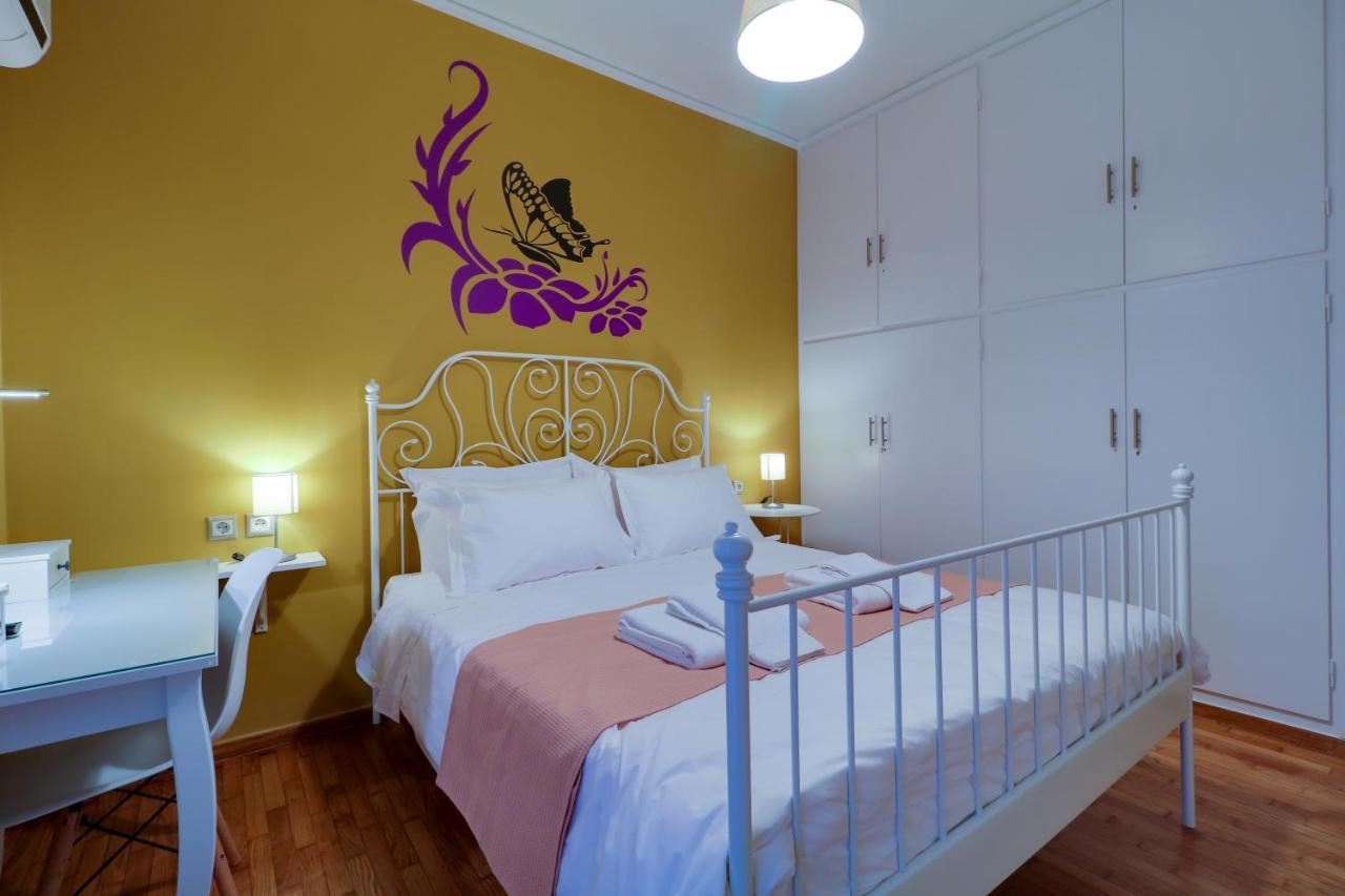 Spacious Central Flat☆3Min To Metro☆Ac|Netflix|Pc Athènes Extérieur photo